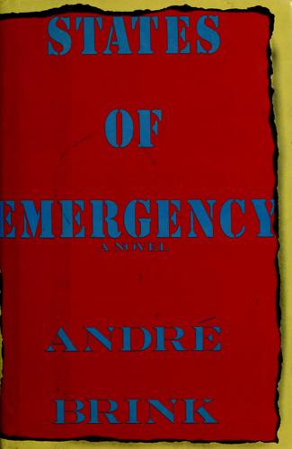 Cover of States of emergency