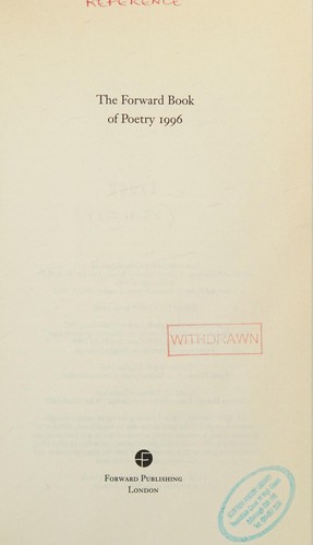 Cover of Forward Book of Poetry