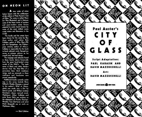 Cover of City of Glass: The Graphic Novel