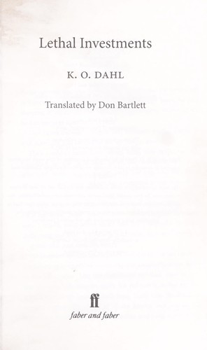 Cover of Lethal investments