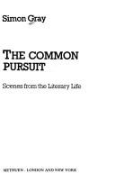 Cover of The common pursuit