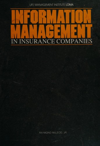 Cover of Information management in insurance companies