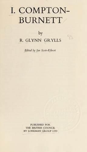 Cover of I. Compton-Burnett
