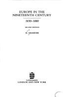 Cover of Europe in the nineteenth century, 1830-1880