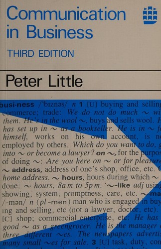 Cover of Communication in business