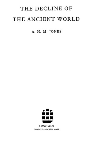 Cover of The decline of the ancient world