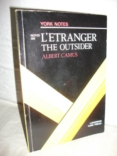 Cover of L'étranger