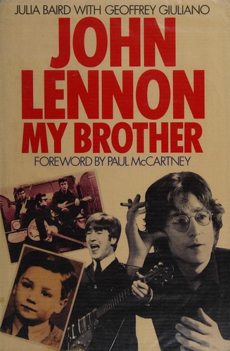 Cover of John Lennon, my brother