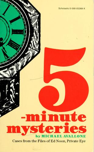 Cover of 5-minute mysteries