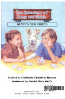 Cover of Benny's New Friend