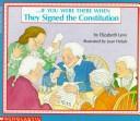 Cover of --if you were there when they signed the Constitution