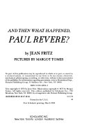 Cover of And then what happened, Paul Revere?