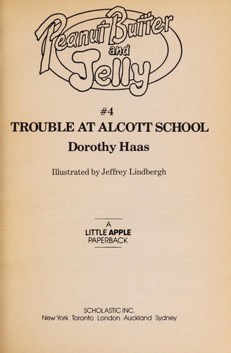 Cover of Trouble at Alcott school