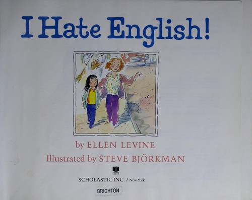 Cover of I hate English!