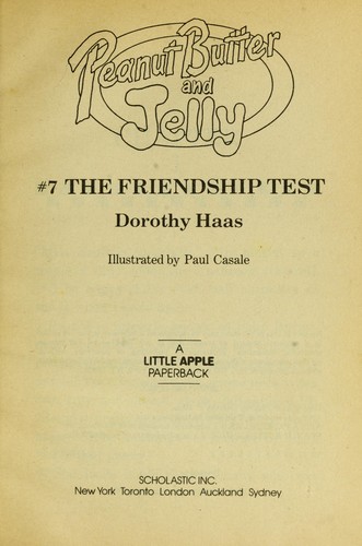 Cover of The Friendship Test (Peanut Butter/Jelly, No 7)
