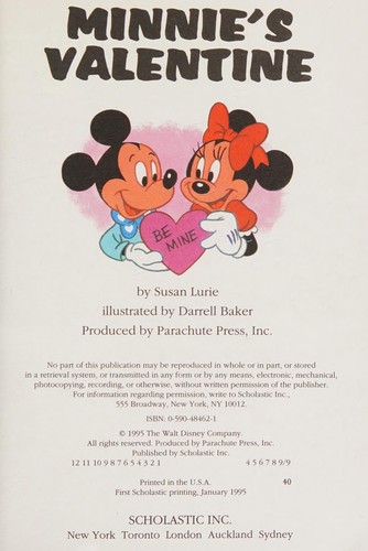 Cover of Minnie's Valentine