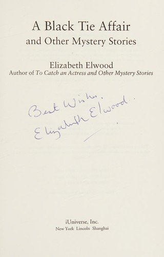 Cover of Black Tie Affair and Other Mystery Stories