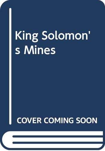 Cover of King Solomon S Mines