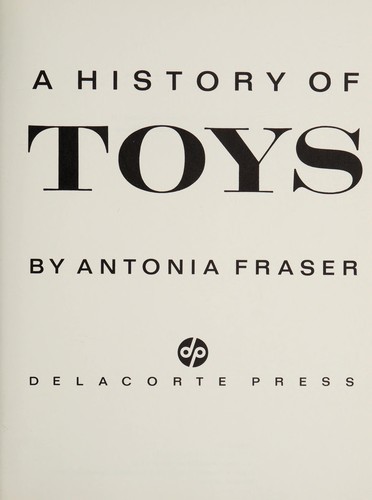 Cover of A history of toys