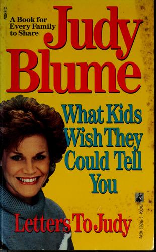 Cover of Letters to Judy