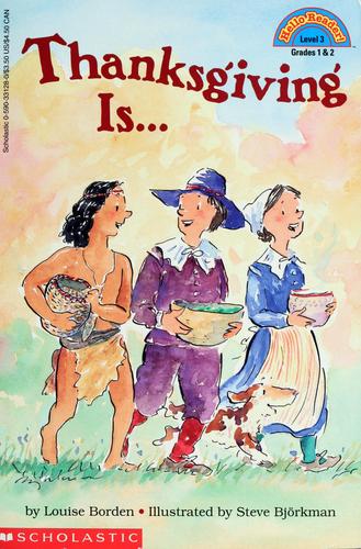 Cover of Thanksgiving is--