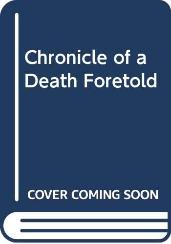 Cover of Chronicle Of A Death Foretold