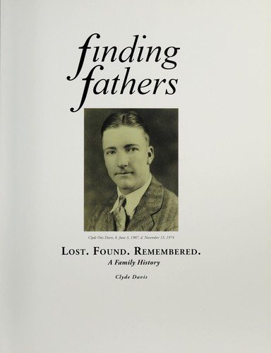 Cover of Finding fathers