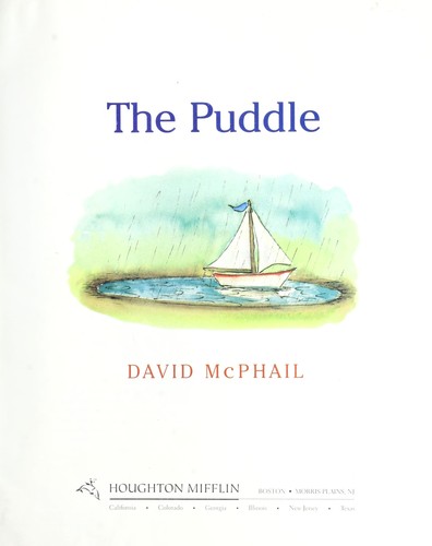 Cover of The puddle