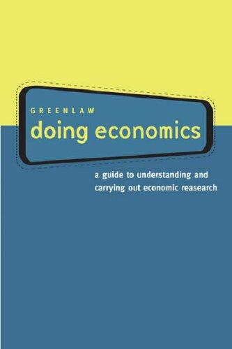 Cover of Doing Economics