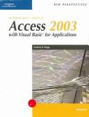 Cover of New Perspectives on Microsoft Office Access 2003 with VBA, Advanced (New Perspectives)