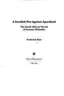 Cover of A Swedish pen against apartheid