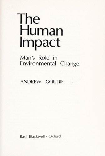 Cover of The human impact