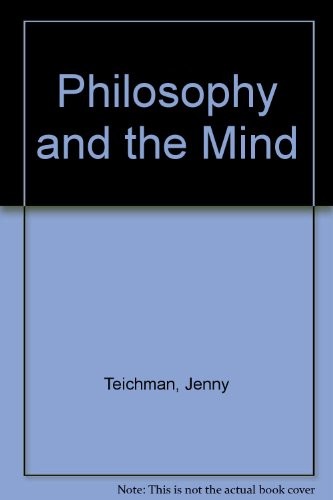 Cover of Philosophy and the mind