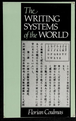 Cover of The writing systems of the world