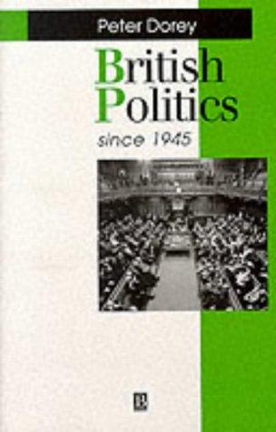 Cover of British politics since 1945