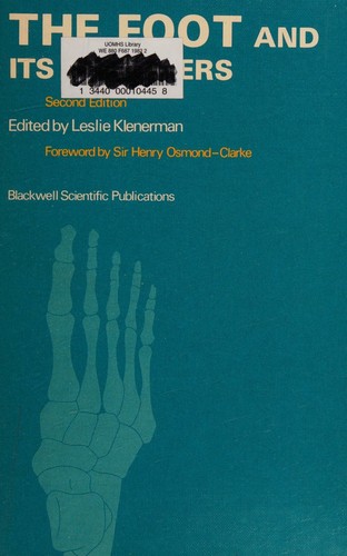 Cover of The Foot and Its Disorders
