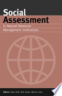 Cover of Social Assessment in Natural Resource Management Institutions