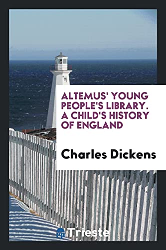 Cover of Altemus' Young People's Library. A Child's History of England