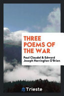 Cover of Three Poems of the War