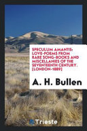 Cover of Speculum Amantis