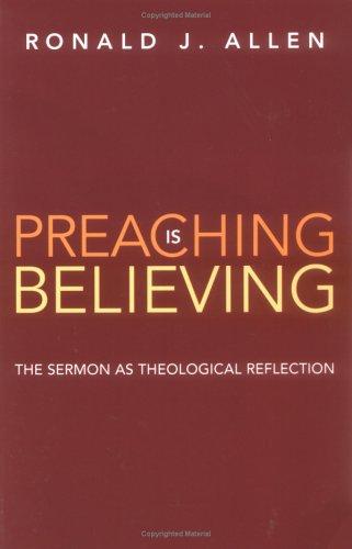 Cover of Preaching Is Believing