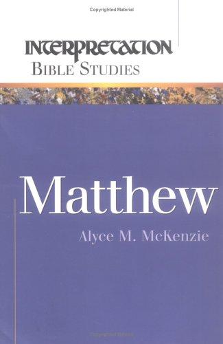 Cover of Matthew (Interpretation Bible Studies)