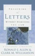 Cover of Preaching the letters without dismissing the law