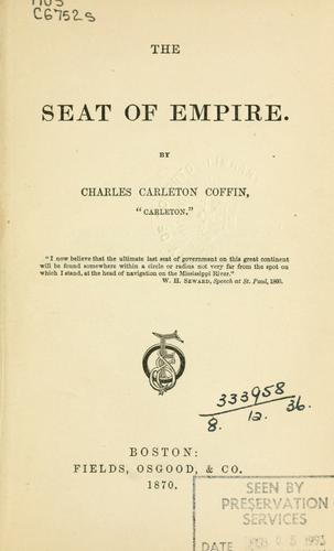Cover of The seat of empire