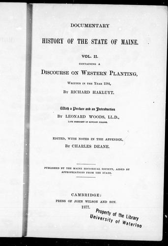 Cover of A discourse on western planting
