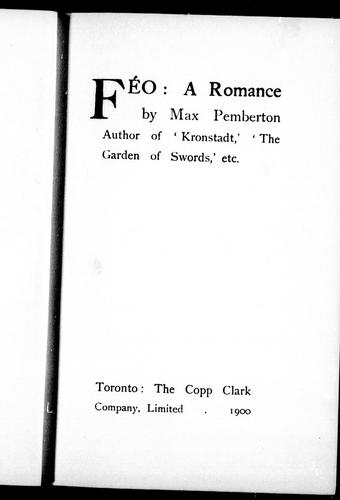 Cover of Féo, a romance