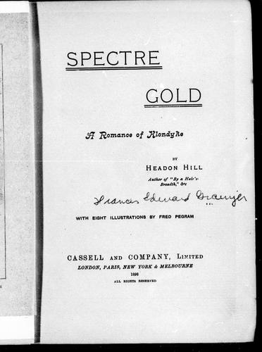 Cover of Spectre gold