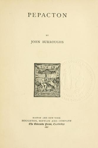 Cover of Pepacton