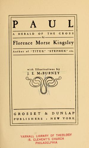 Cover of Paul, a herald of the cross
