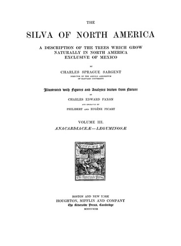 Cover of The silva of North America